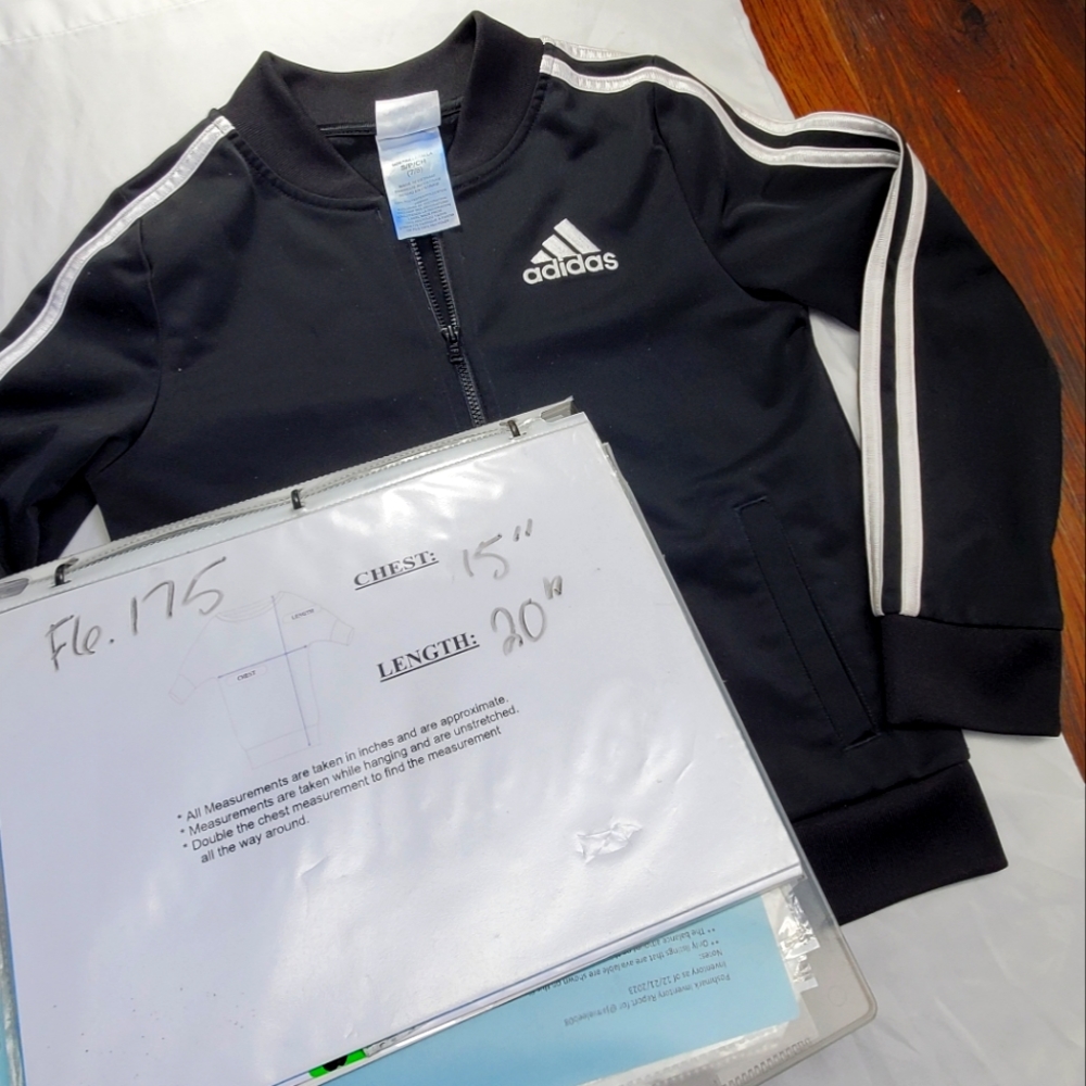 Adidas Black Zip-Up Jacket S (7/8)